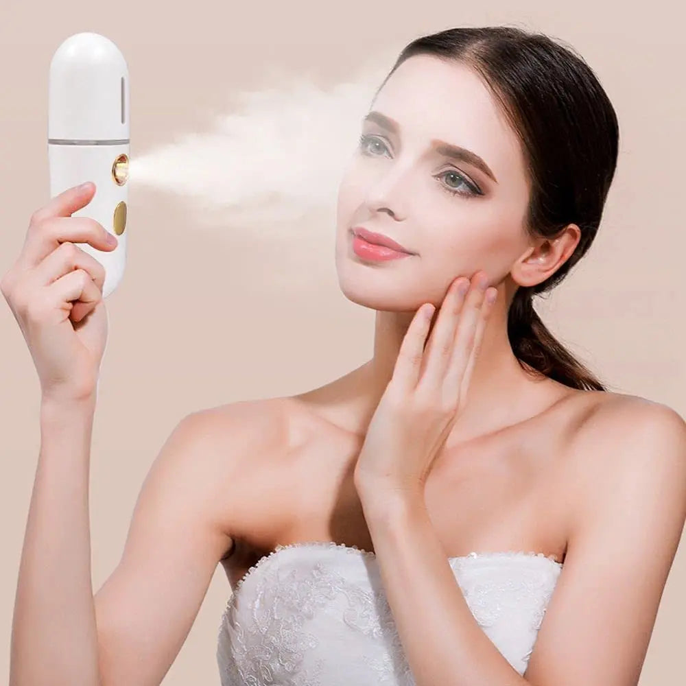 Portable Steamer, Mini USB Humidifier, Nano Sprayer, Handy Face Steamer Mist Machine