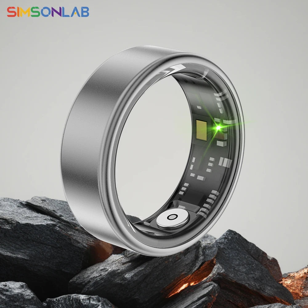 New Smart Ring with Health Tracking Real-Time Heart Rate and Blood Oxygen Monitoring, Daily Activity Tracking, Long Battery Life