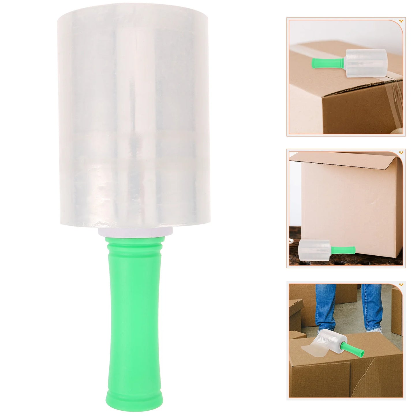 1 Roll Shrink Wrap Industrial Stretch Film Handheld Pallet Wrap Stretch Film Roll moving wrapping plastic roll