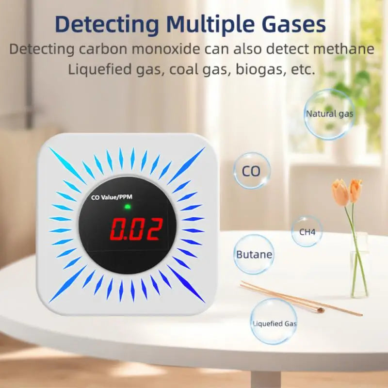 Carbon Monoxide High-quality 24/7 Monitoring Safety Assurance Advanced Technology Early Warning Gas Detector With Alarm Co Alarm