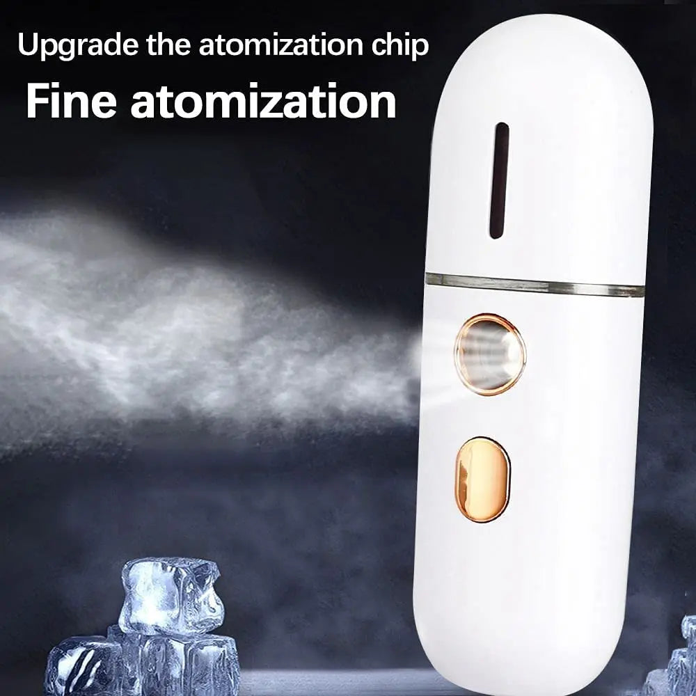 Portable Steamer, Mini USB Humidifier, Nano Sprayer, Handy Face Steamer Mist Machine