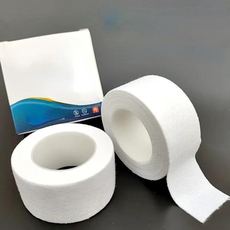 1 Roll White Cotton Adhesive Tape Bandages Foot Heel Patch Plaster First Aid Medical Strips Pressure Sensitive Tape