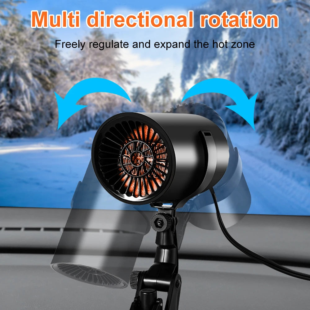 12v Heaters Rechargable Fan Rechargeable Fans Portable Heater Heating Defogger for Car Windshield USB