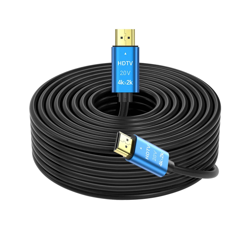 HDMI Cable for TV PS4 PS5 Xiaomi mi Box Laptop High Speed 4K 2K 60HZ Long Wire 3M 5M 10M 15M 20M 5 10 15 20 Meters HD Video Cord