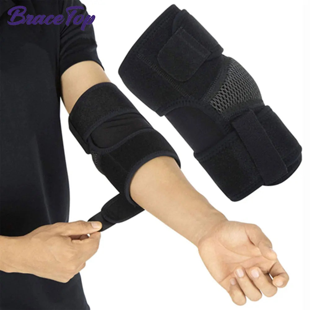 1 PCS Neoprene Sports Compression Sleeve Elbow Brace Wraps for Tendonitis Bursitis Left Right Arm Support Epicondylitis Golfers